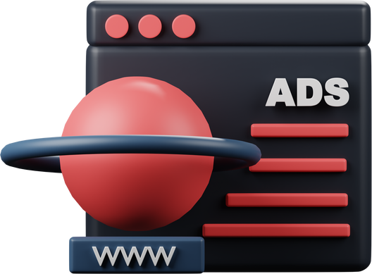 Website advertisment 3d